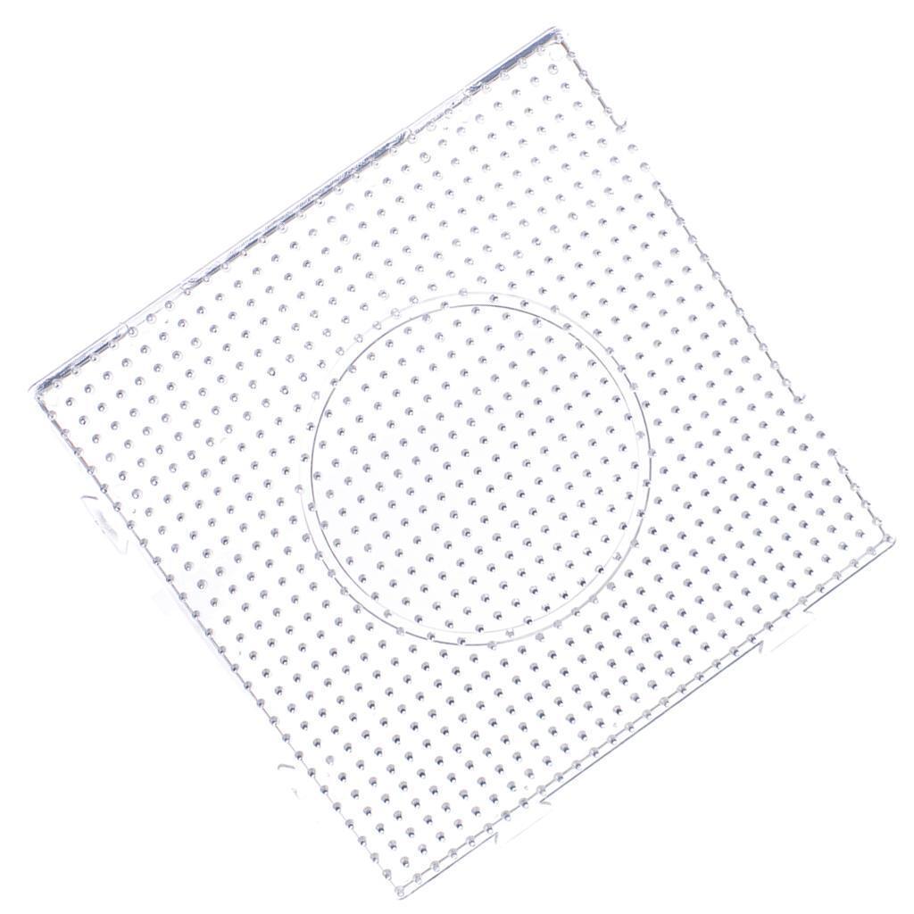 4 Large Hexagonal Clear Fuse Beads Pegboard DIY Kids Crafts