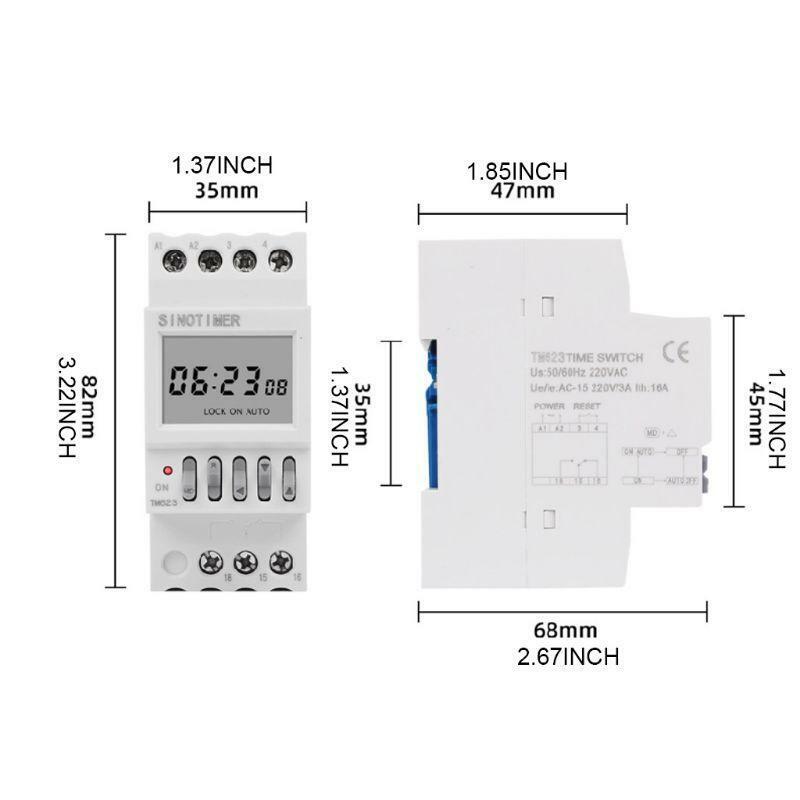 220V Programmable Light Switch Timer Indoor Timer with Astronomical Clock
