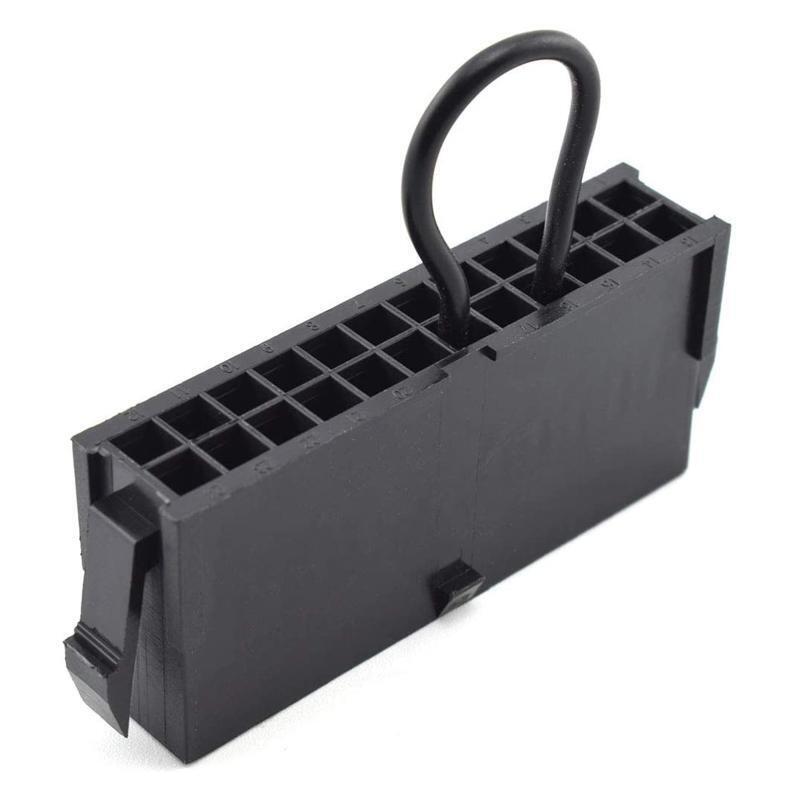 24-Pin Female ATX PSU Power Supply Starter On/Off Switch Jumper Bridge Adapter