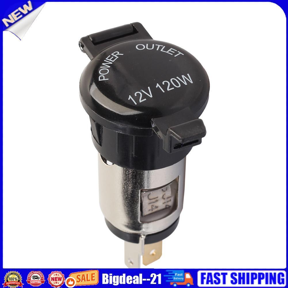 Car 10A Cigarette Lighter Female Socket Power Plug with Waterproof Cover
