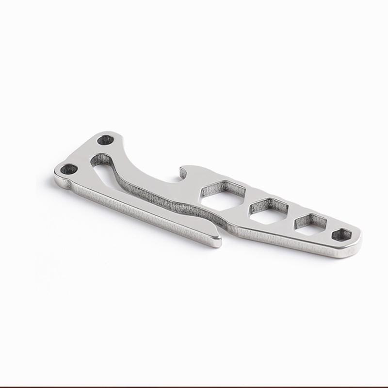 Multipurpose Keychain Clips Bottle Opener Pocket Keyring Outdoor Survival Gadget