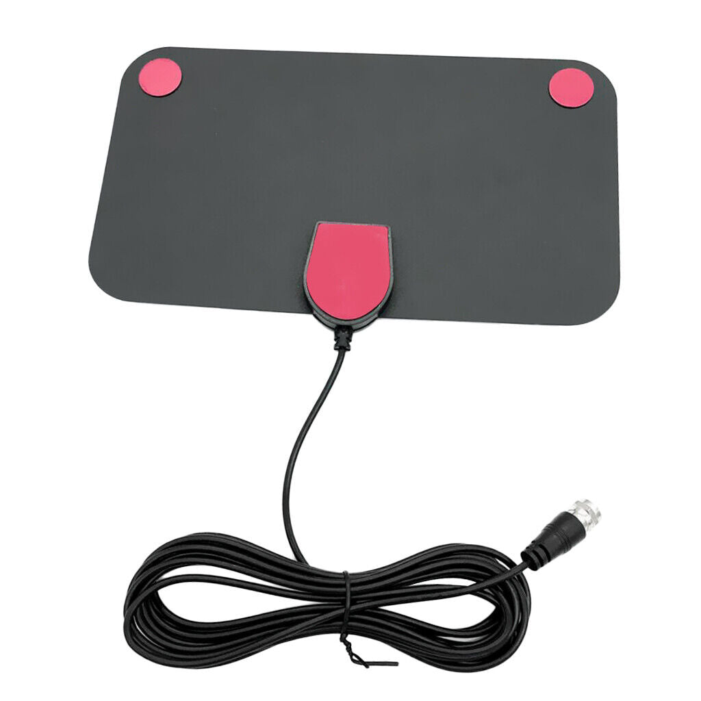 Digital Antenna HDTV Ultra Thin 80 Miles Range Indoor 1080P 10DBI F Male