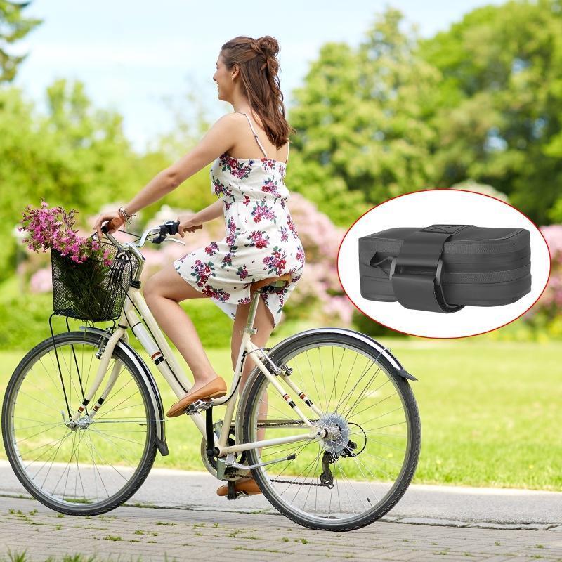 Cycling Bicycle Back Rear Tail Seat Saddle Bag Pouch Strap-on Cycling Wedge Bag