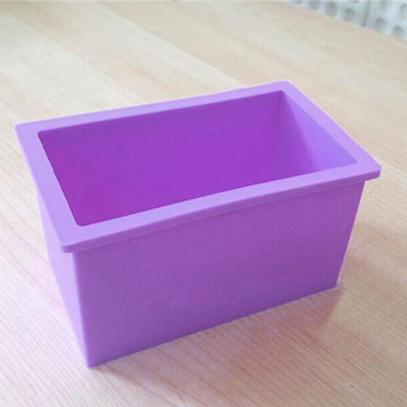Flexible Rectangular Soap Silicone Mold for DIY Craft Soap Mold Making Supply