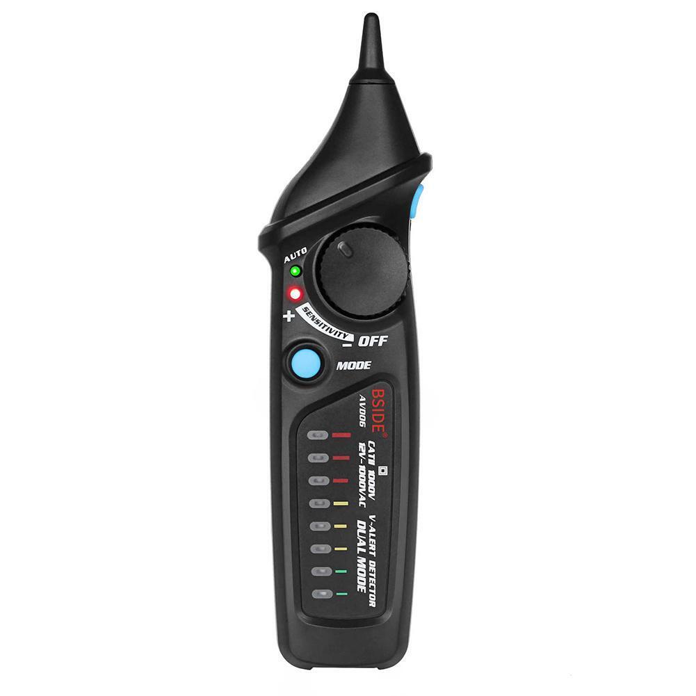 BSIDE Non-Contact AC 12-1000V Voltage Detector LED Light Voltage Test Pen