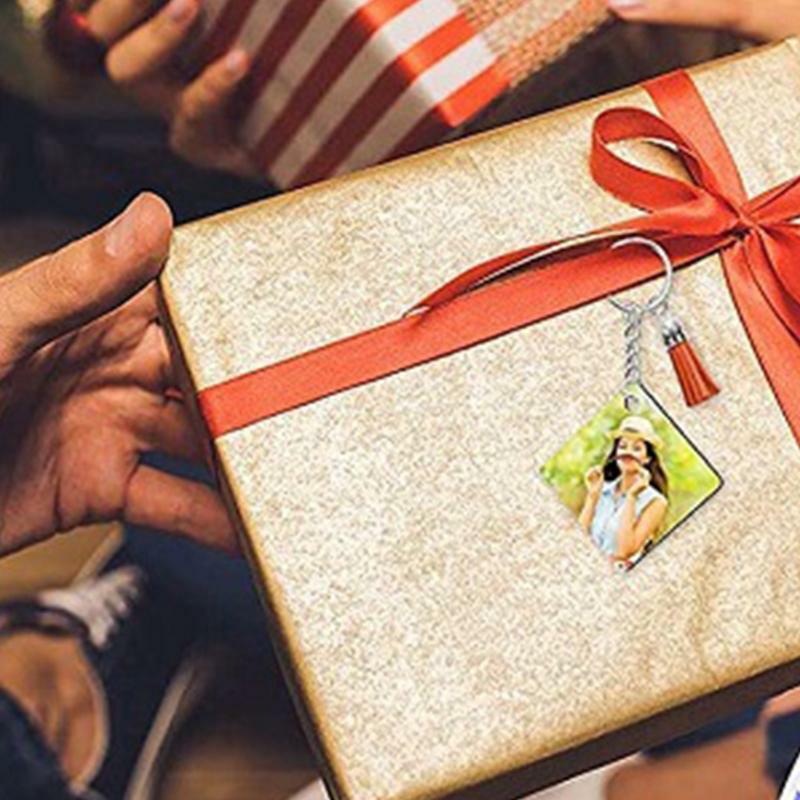 Sublimation Blank Tassel Key Ring Suitable for Diy Office Label Art Craft Decor