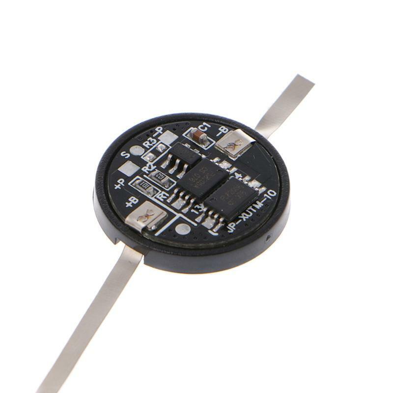 5A Round PCB Protection Circuit Board For 18650 Li-ion lithium 3.7V Battery Cell