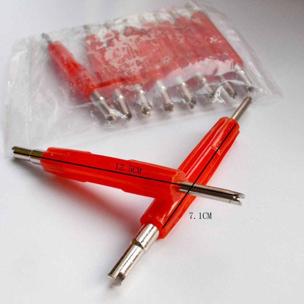 Stainless Steel Dual Head Car Tire A/C Valve Stem Core Remover Repair Tool