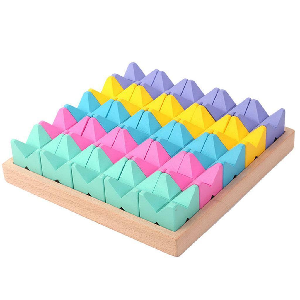 Geometric Shape Stacker puzzle playing Early Learning   Gift