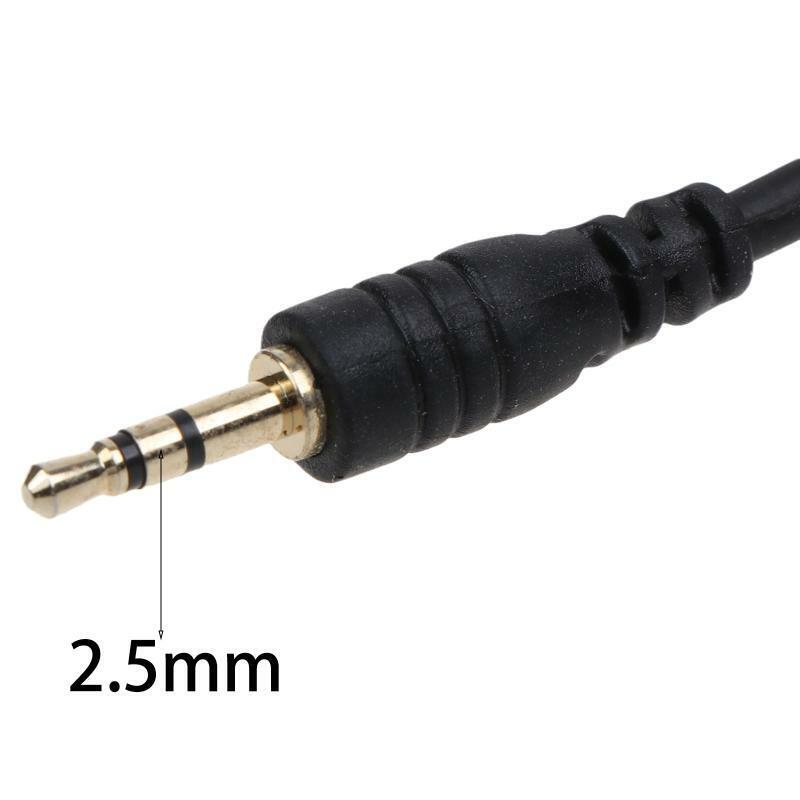 Male to 2.5mm Male Car Auxiliary Audio Cable Cord Headphone Connect Cable
