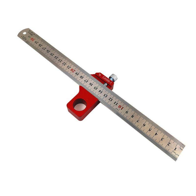 Aluminum Alloy CX300-1 Height Ruler 300mm Scale Ruler Woodworking Ruler
