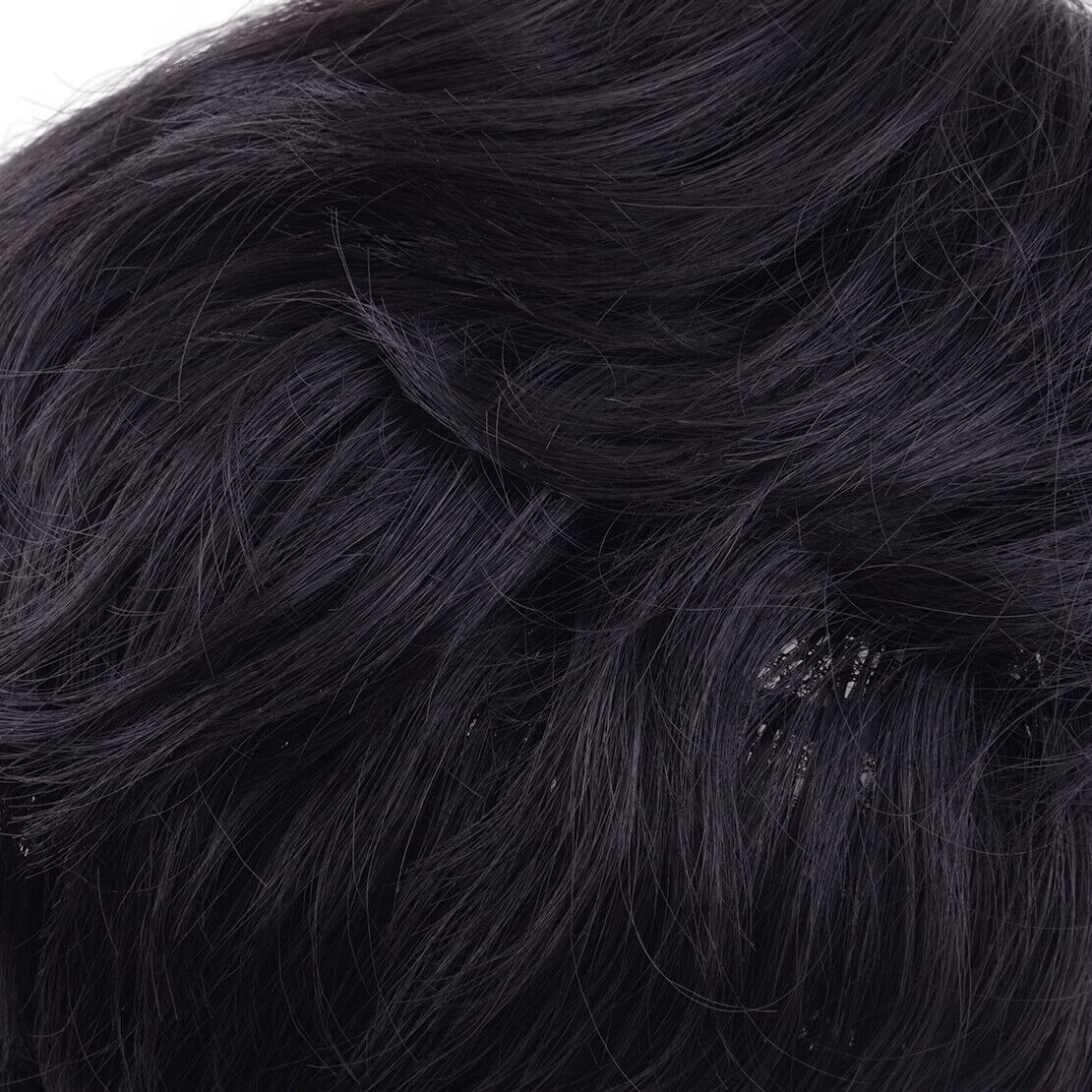 Fashion Vogue Women Short PIxie Cut Wig Ombre Black Full Wigs Wavy Curly Hair