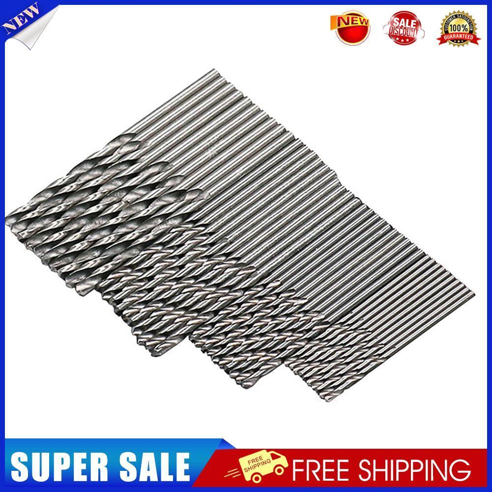 40pcs Mini Drill HSS Bit 0.5mm 2.0mm Straight Shank Twist Drill Bits Set