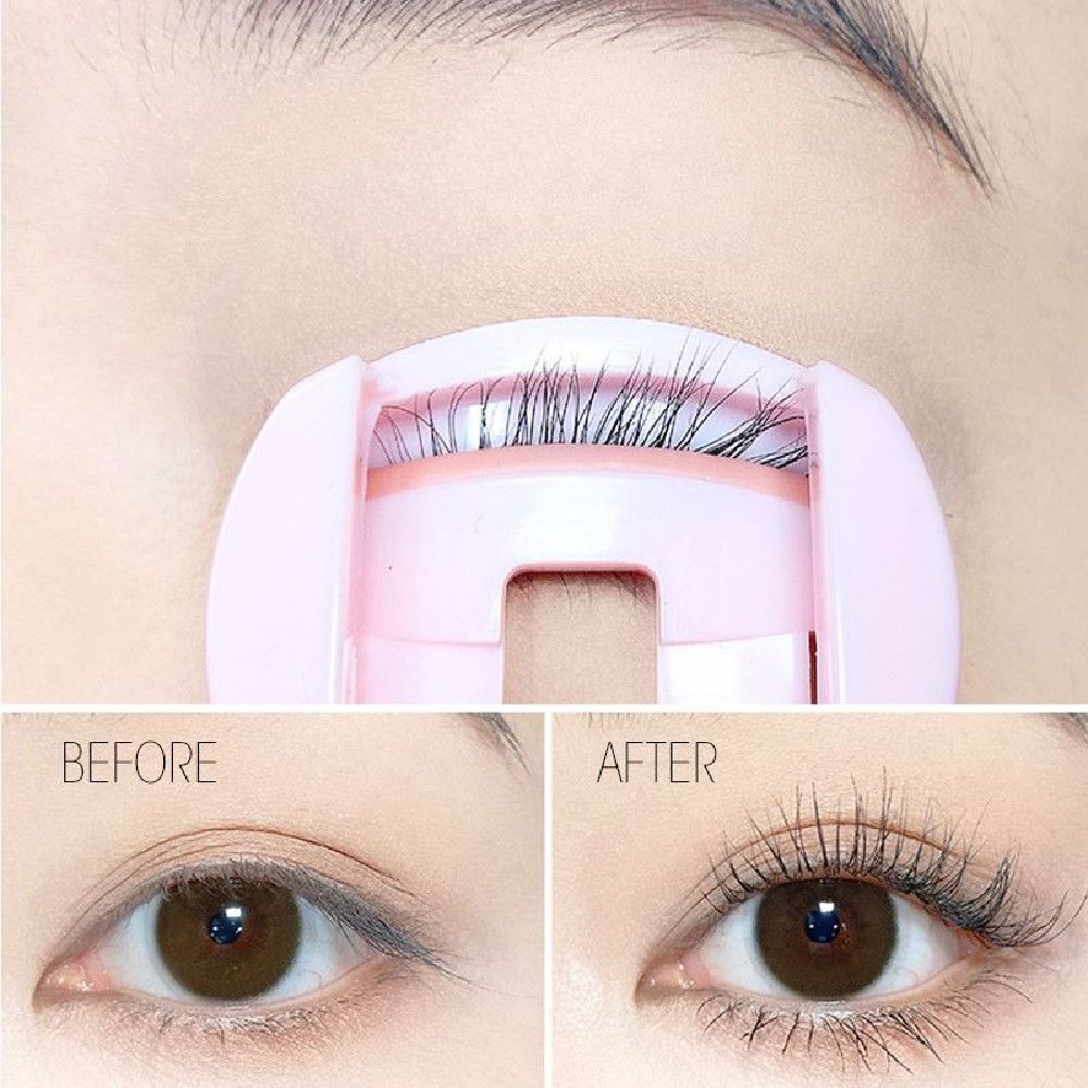 Portable Plastic Mini Beauty Tools Cat Paw Shape Eyelash Curler Eyelash Styling