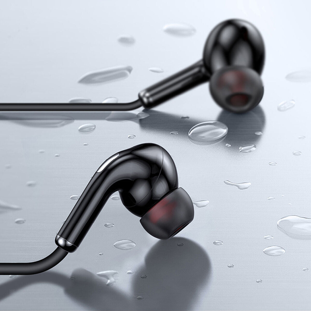 Headphones Neckband Sports Earphones with microphone rophone  100Hrs