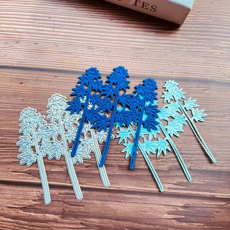 1 Set 3 Maple Tree Metal Cutting Dies Embossing Stencil DIY Scrapbook Template