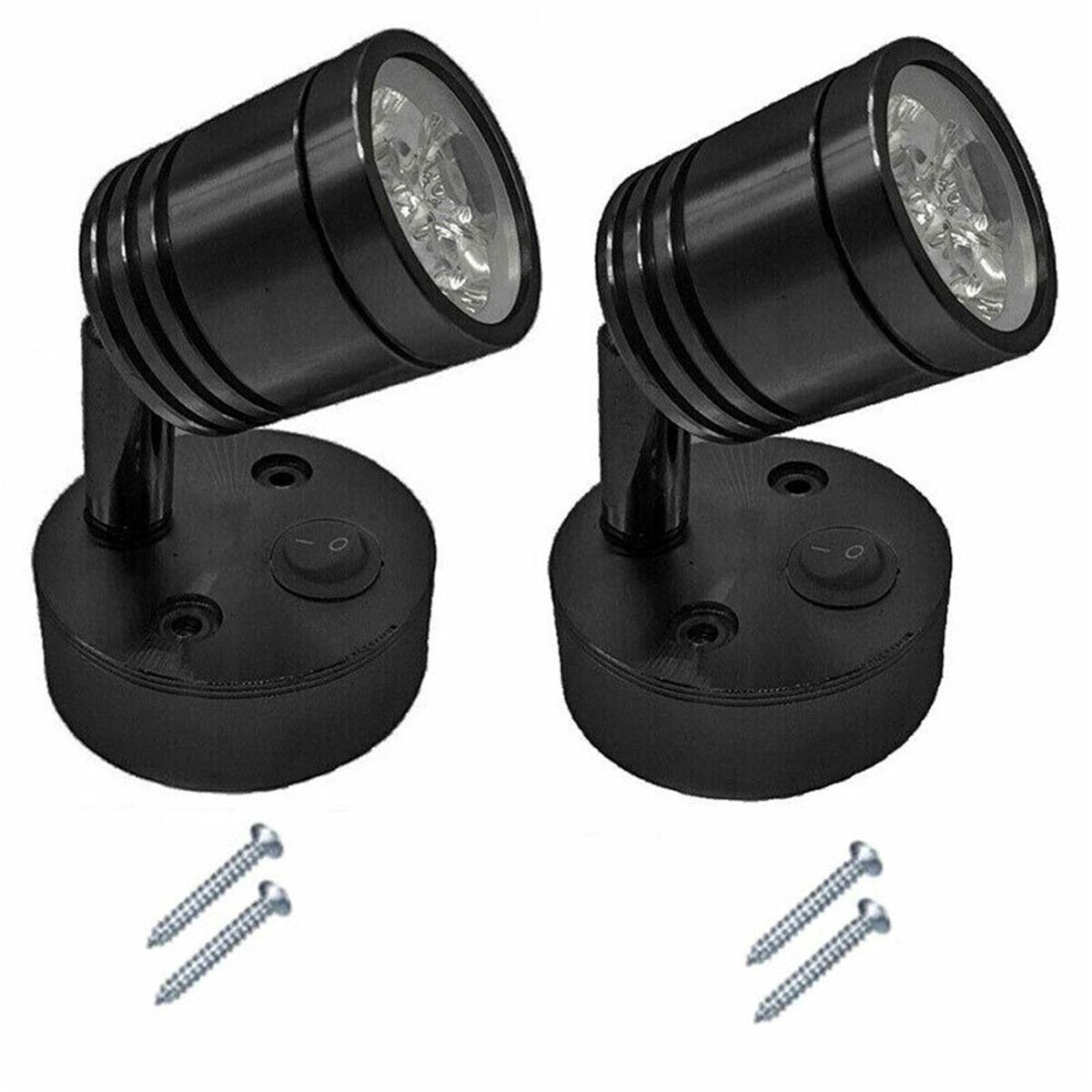 Indoor Aluminum Boat Motorhome Lights LED Lamps LED Spot Reading Light