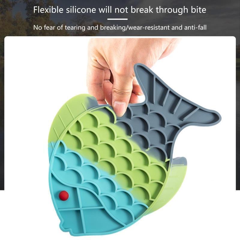 Dog Lick Mat for Boredom & Anxiety Reduction Perfect for Dry Food Treats Yogurt