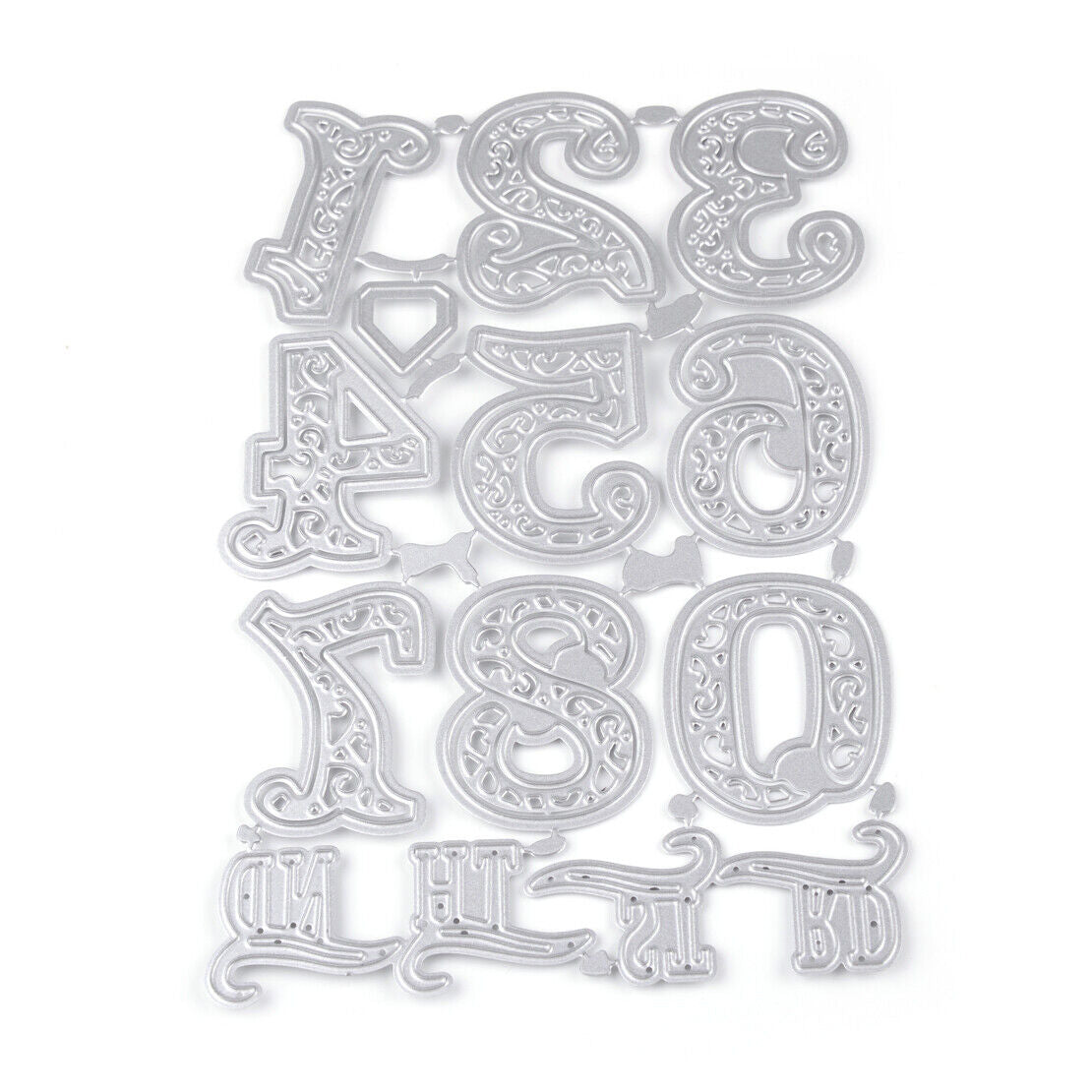 Lace Numbers Metal Cutting Dies Stencil Scrapbook Embossing Card Craft Die li