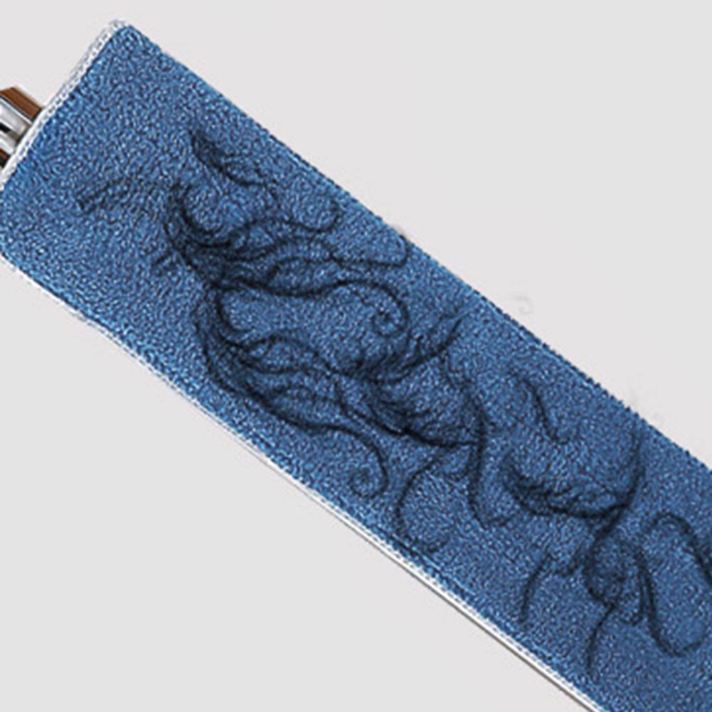 Coral Velvet Fiber Spray Mop Head Floor Cleaning Replace Mop Cloth (Blue)
