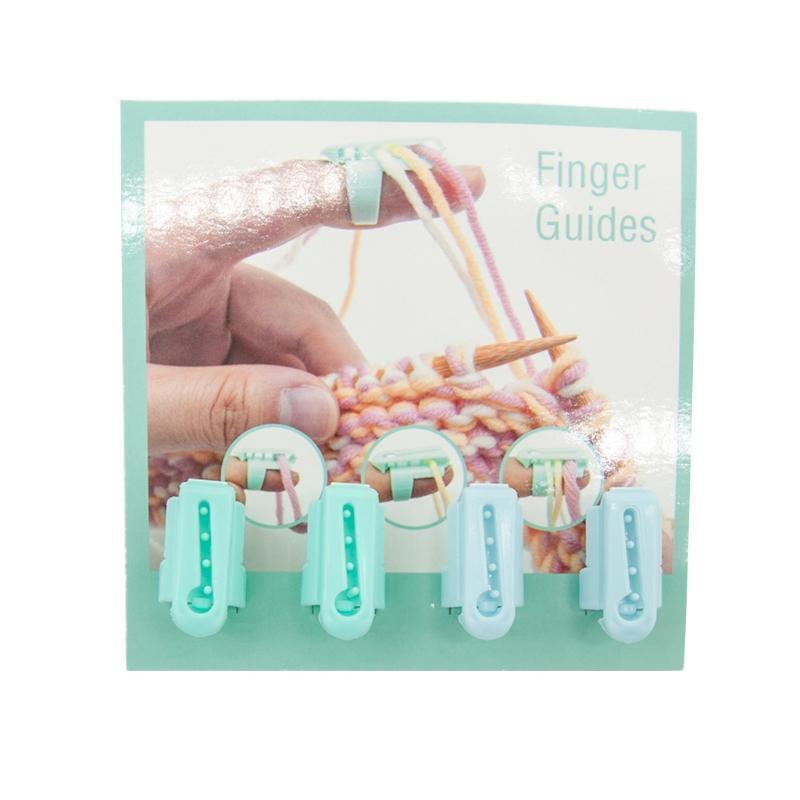 4pcs/set Finger Splitter Sweater Wool Knitting Tool 4 Yarn Guide Thimble Sewing