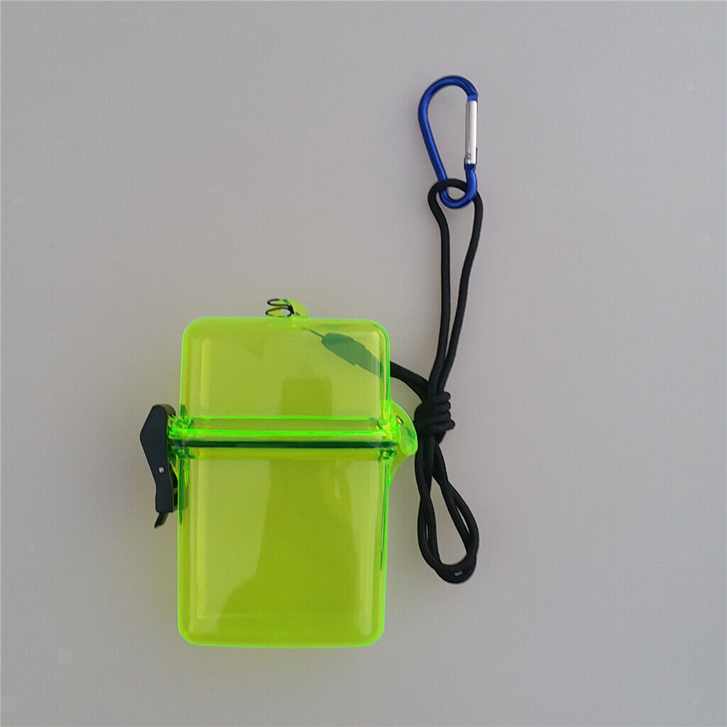 Snorkeling Dry Container & Carabiner for Kayaking Fishing Surfing Yellow