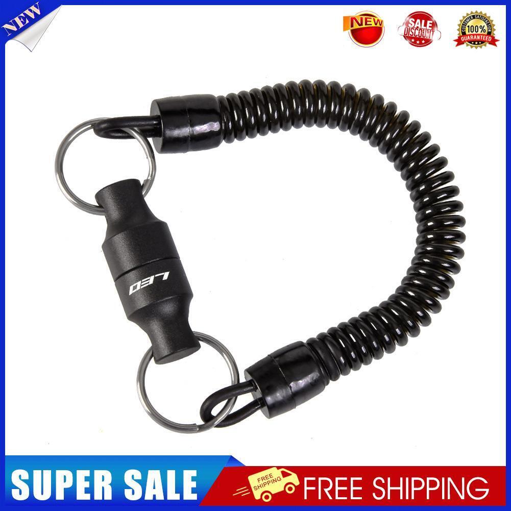 Fly Fishing Magnetic Net Release Landing Net Holder Keeper with Lanyard