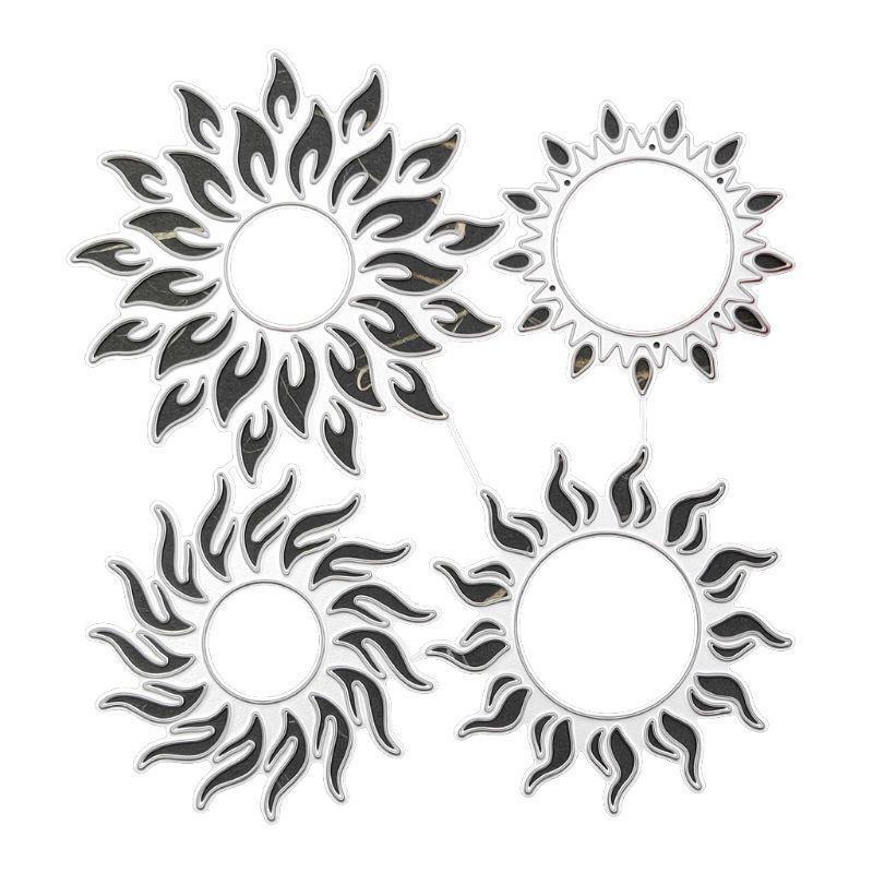 Sun Metal Cutting Dies Stencil DIY Scrapbooking Album Stamp Paper Card Embossing