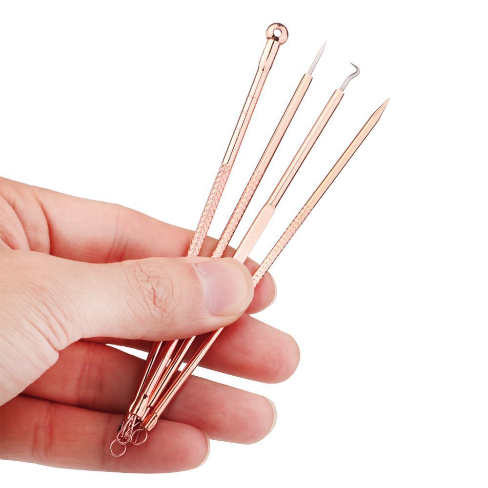 Acne Extractor Blackhead Pimple Needles Blemish Treatments Comedone Remover