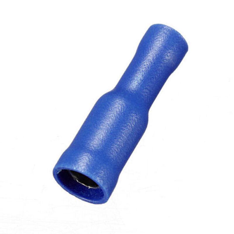100Pcs Male & Female Insulated Bullet Connector Terminals 16-14AWG Wire Kit Blue