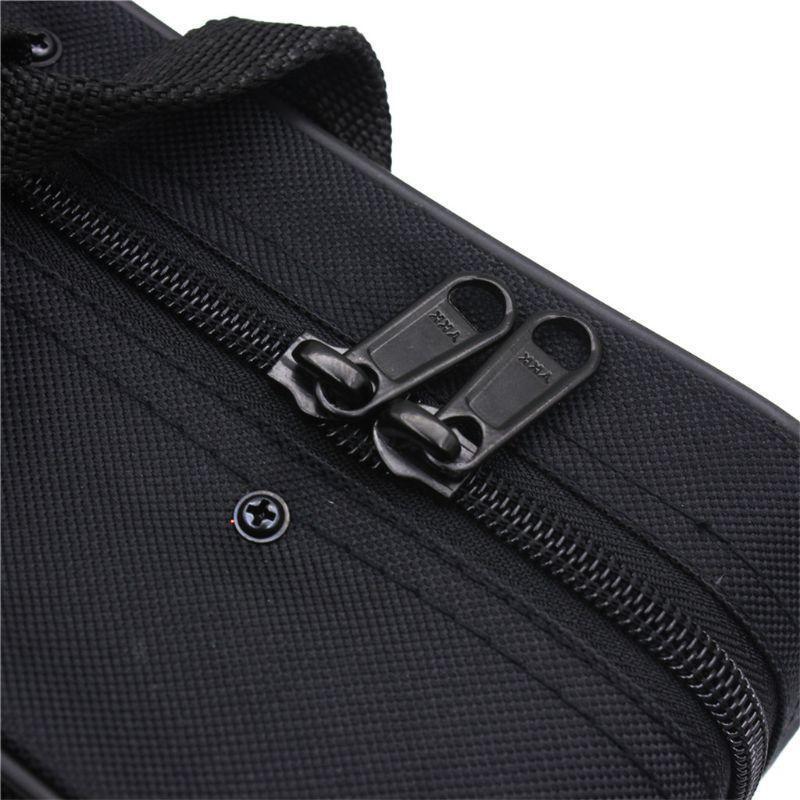 Black Foam Padded Thicken Oxford Cloth Sotrage Bag Clarinet Box Case with Handle