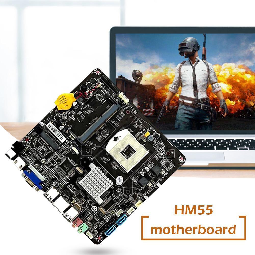 JINGSHA HM55 PGA988 Desktop PC Mainboard DDR3 SATA II Mini ITX Motherboard