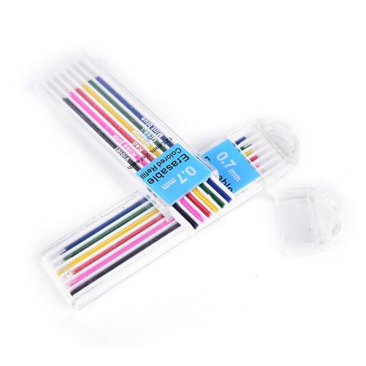 12pcs/ Box  Lead Refills Tube 0.7mm Mechanical Pencil For Office Study Drawing