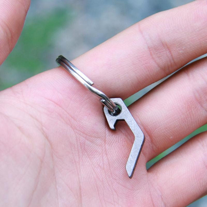 Keychain Multi-tool Bottle Opener Slot Screwdriver Metal Pocket Tool for Men