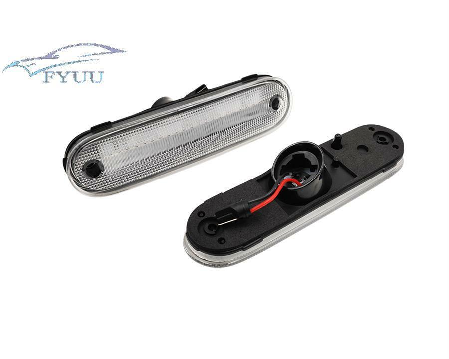 2 Pcs LED Side Marker Light Front Bumper Lamp Fit For Mazda MX-5 Miata 1990-2005