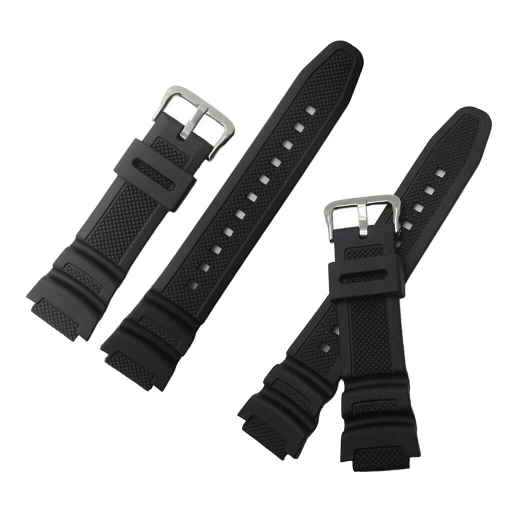 2x For  Rubber Watch Band SGW-300H SGW-400H SGW-500H MRW- AE-1000W