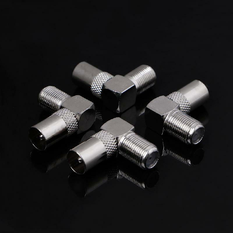 10 Pcs Right Angled Angle 90 degree F Connector Female to RF Coax Male Plug