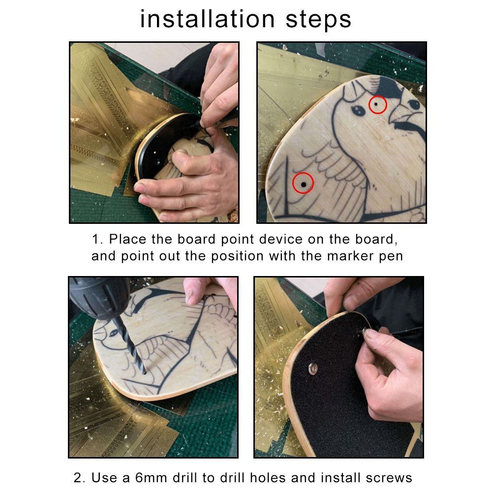 Board Skateboard Deck Guards Skateboard Pointer Accessories Head Protector