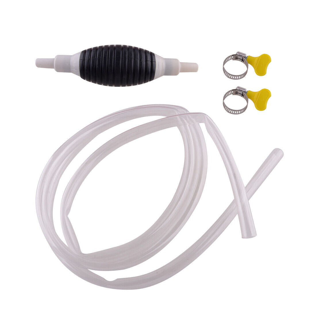 Car Manual Hand Siphon Pump Fuel Gas Transfer Oil Liquid Hand Air Pumps Kit Part