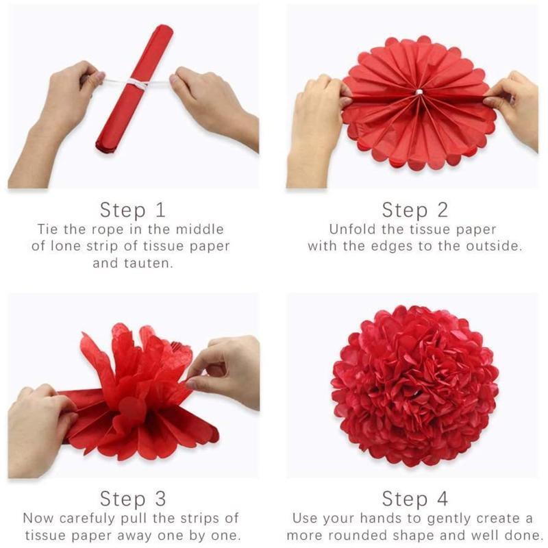 Xmas Tree Honeycomb Backdrop Paper Fan Set Hanging Ornaments for Xmas Party