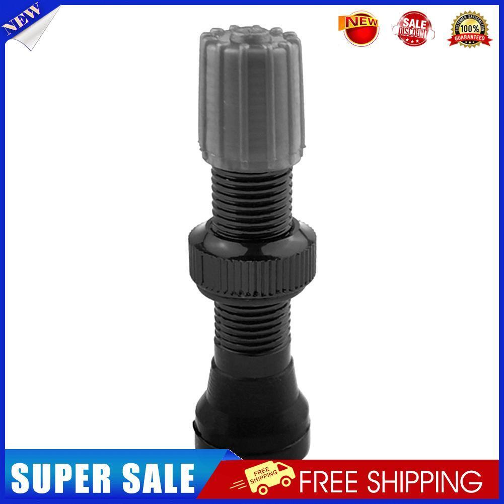 40mm American Valve for MTB Road Bike Aluminum Tubeless Valve Stem (Black)