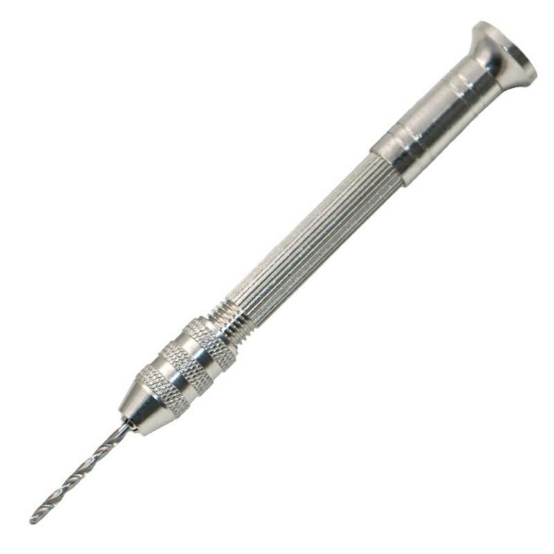 Mini Micro Hand Twist Drill Bits Set 11Pcs Precision Hand Drill Pin Vise Rotary