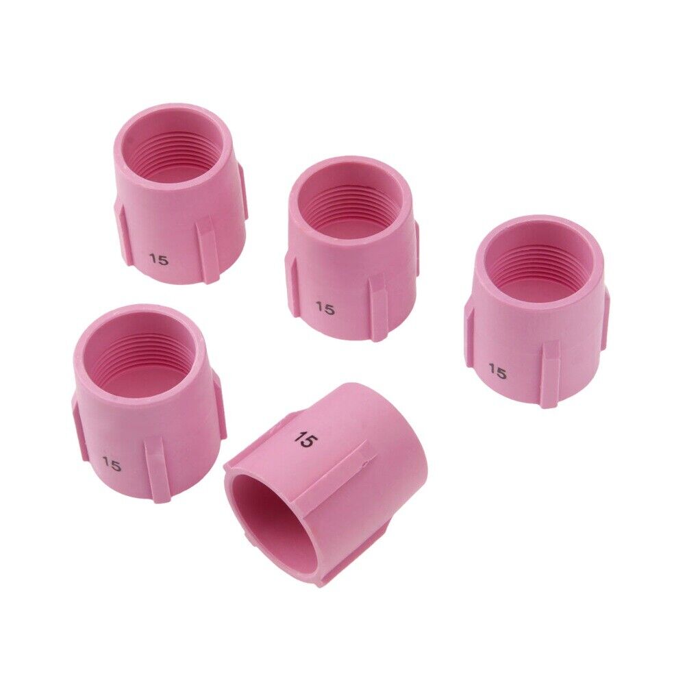 TIG Welding Alumina Ceramic Cup Collet Body Back Cap for WP9/17/18/20/26 Torch
