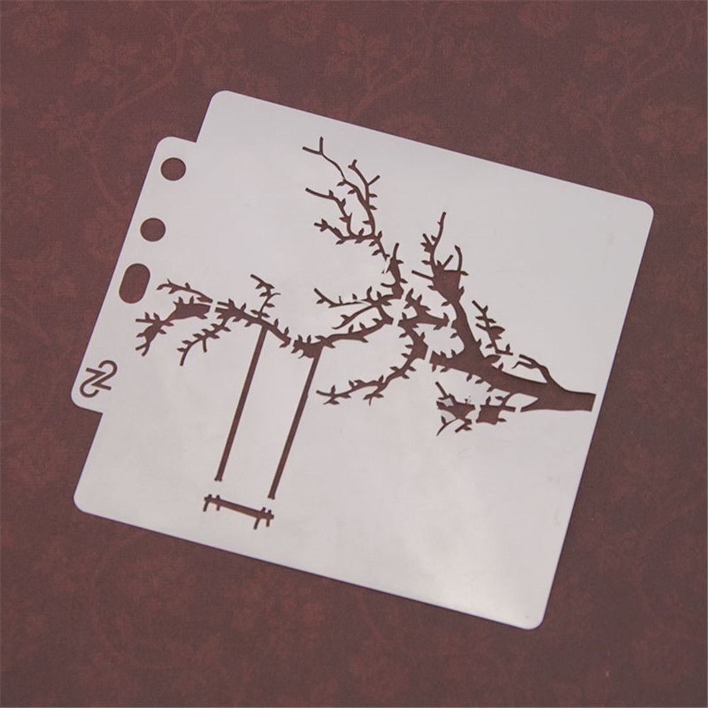 Craft Stamp Embossing Painting template Flower Layering Stencils Scrapbooking
