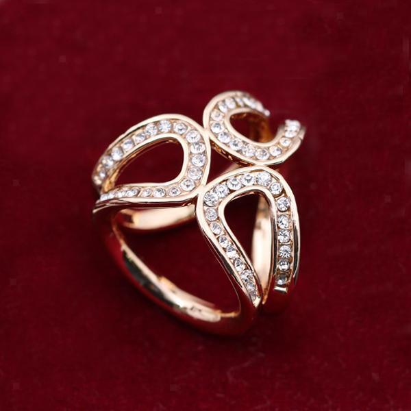 8 Pieces Womens Fashion 3-ring Rhinestone Scarf Ring Clip Slide
