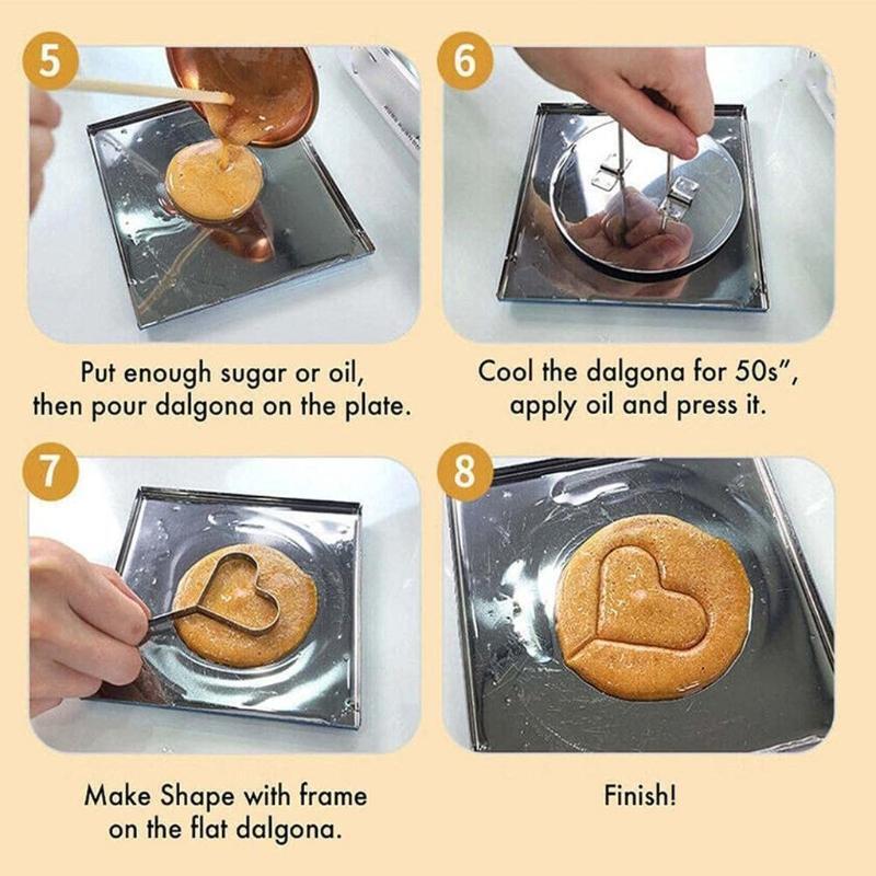 Mini Cookie Cutter Shapes Set Sugar Pie Making Kit Fondant Biscuit Cutters