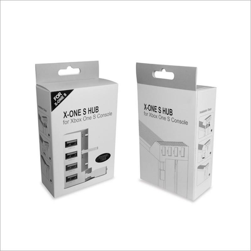 4 Port USB 2.0 HUB Adapter Expansion Converter Splitter Expander for XB One S