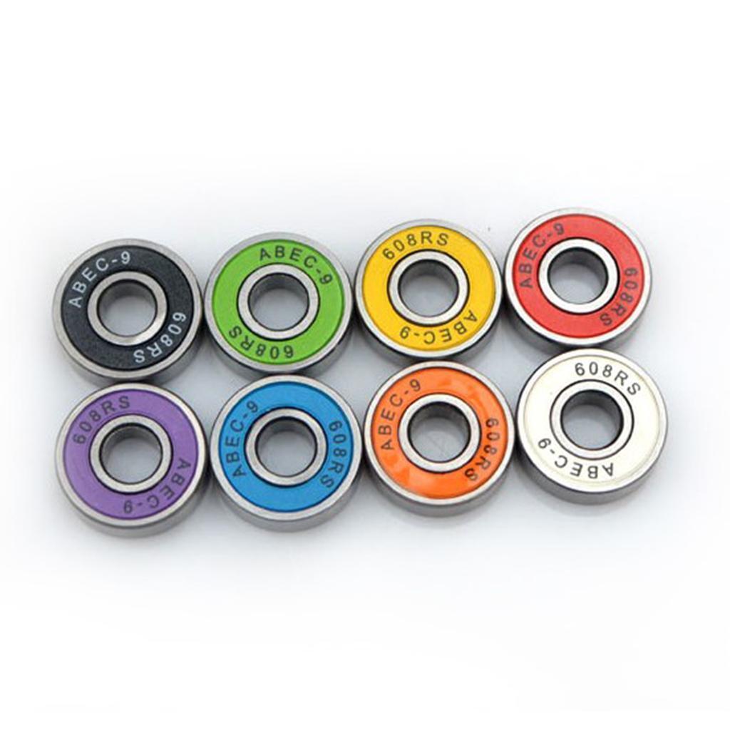 BEARINGS 608 RS  9 8x22x7mm INLINE SKATE ROLLER HOCKEY