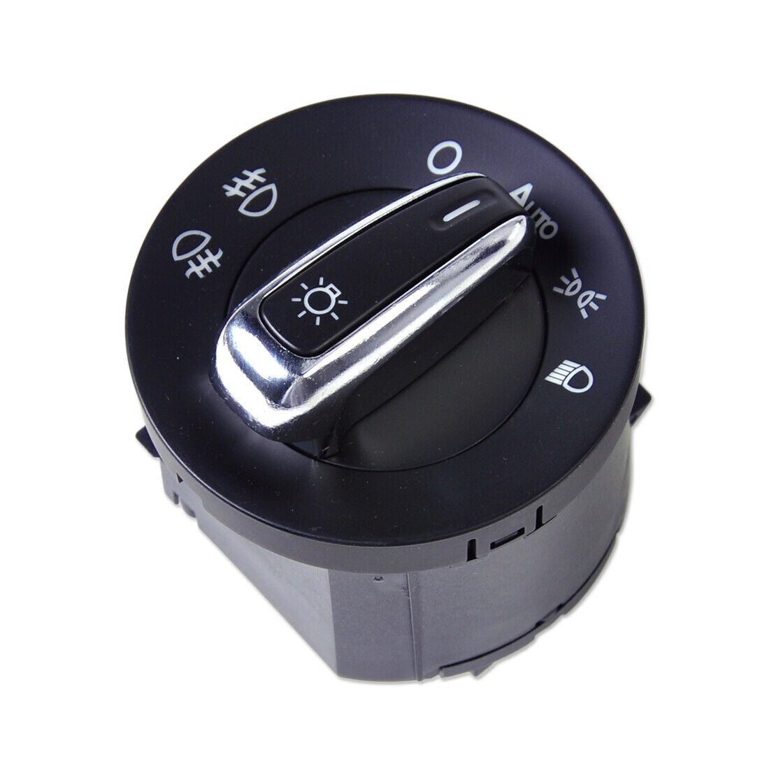 Chrome Headlight Switch Control fit For VW Golf/Jetta Mk5/6 Tiguan Passat B6 Li
