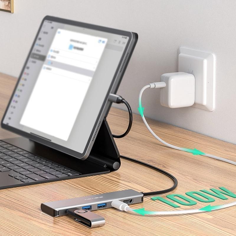 High Speed ??USB Hub Type-C to 5 Port Splitter Docking Station to USB 3.0 /SD/TF